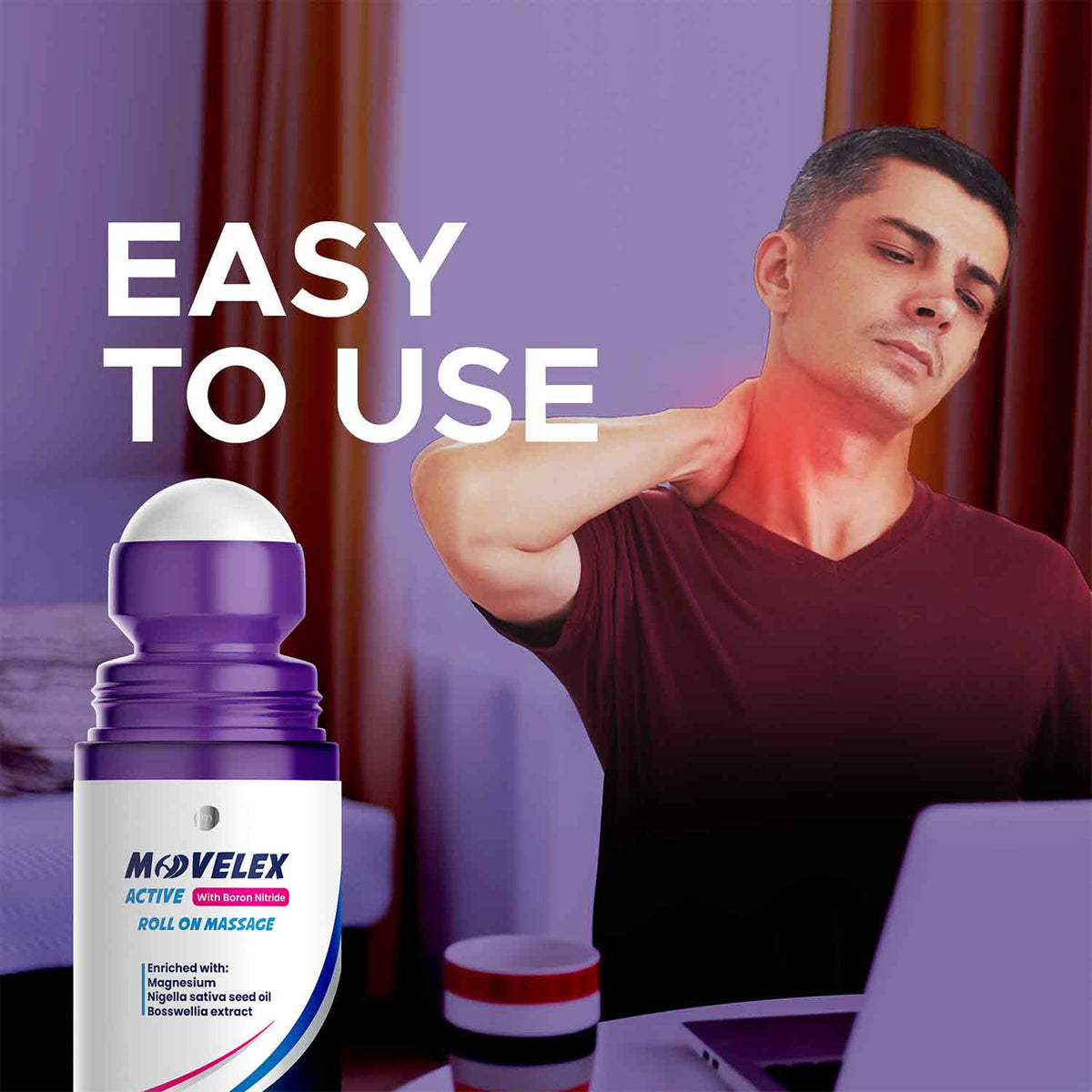 Movelex Nano Spray 200ml &Movelex Roll On Massage 80 ml