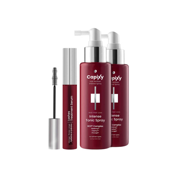 2 Capixy Intense Tonic Spray 125ml + Capixy Lashes Treatment Serum 10ml