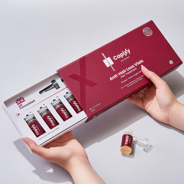 Capixy Anti hairloss vials 70 ml+  Pirlome For Skin, Hair & Nails