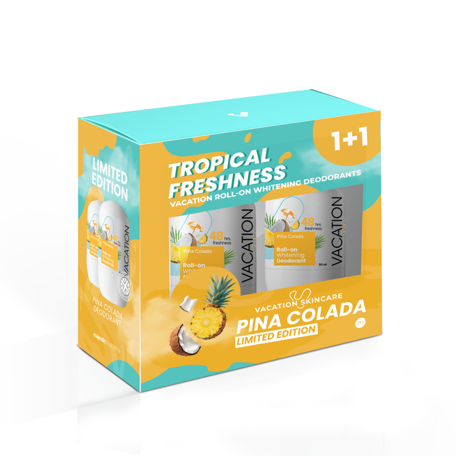 2 Vacation Piña Colada Whitening Deodorant 50 ml