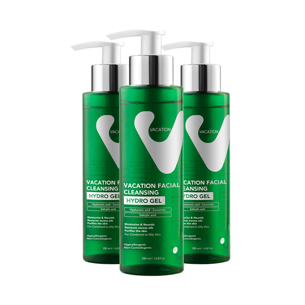 3 Vacation Hydrogel Cleansers 200ml
