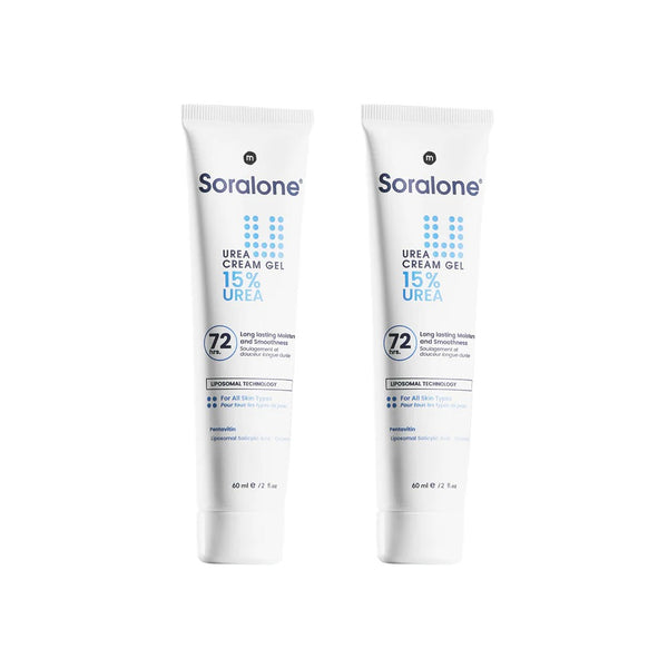 2  Soralone Urea 15% Cream Gel 60ml