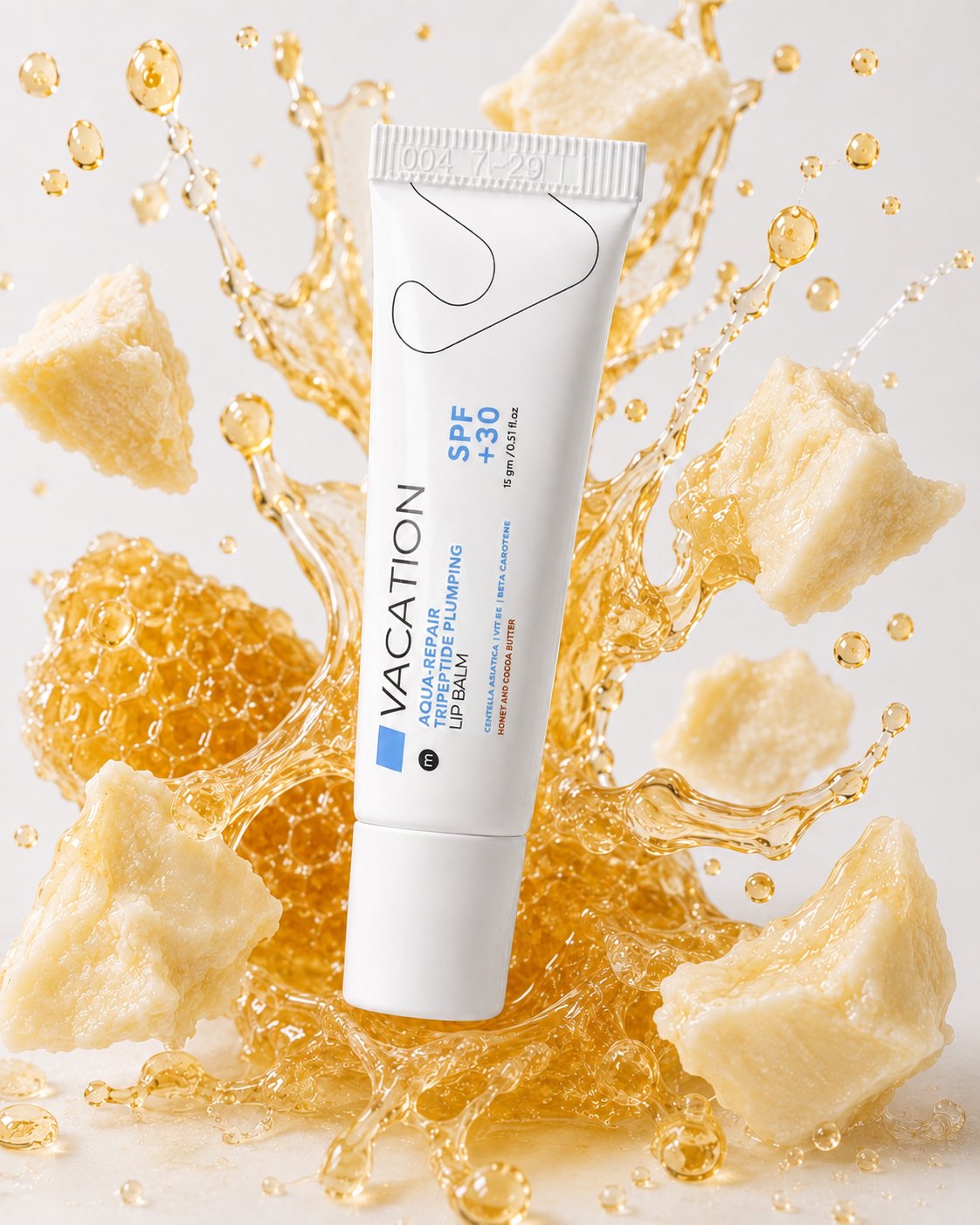 ڤاكيشن أكوا ريبير مرطب شفاه – عسل وزبدة كاكاو – SPF 30+