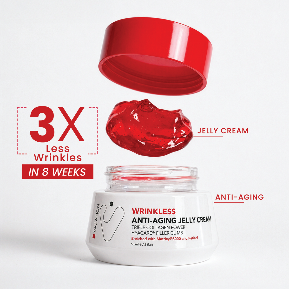 vacation wrinkless anti aging jelly cream 60 gm