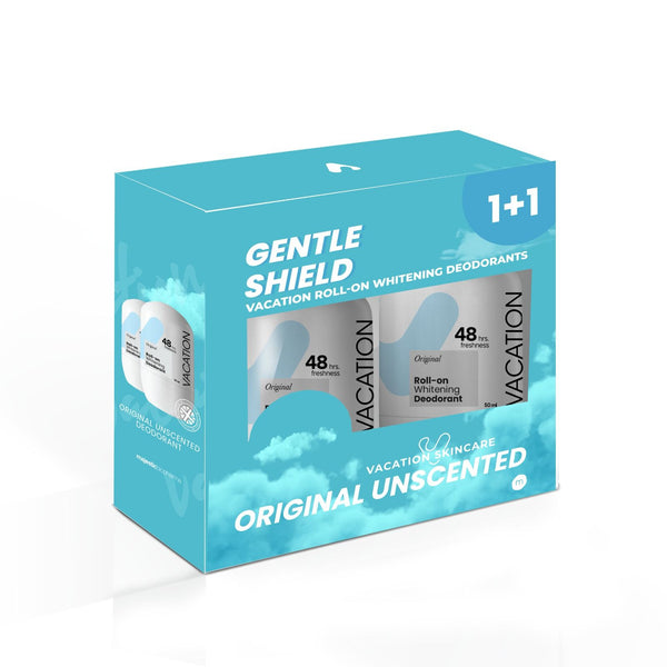 2 Vacation Original Unscented Whitening Deodorant 50 ml