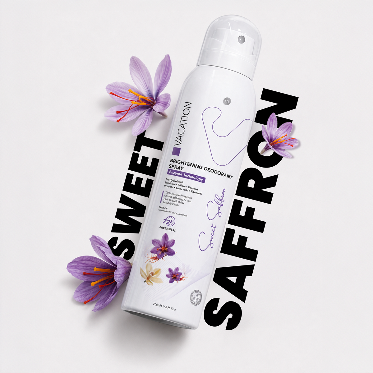 Vacation Deodorant Spray - Sweet Saffron  200 ml